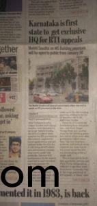 Bangalore Mirror - Jan 9,2017
